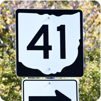 State Route 41 in Troy, Ohio